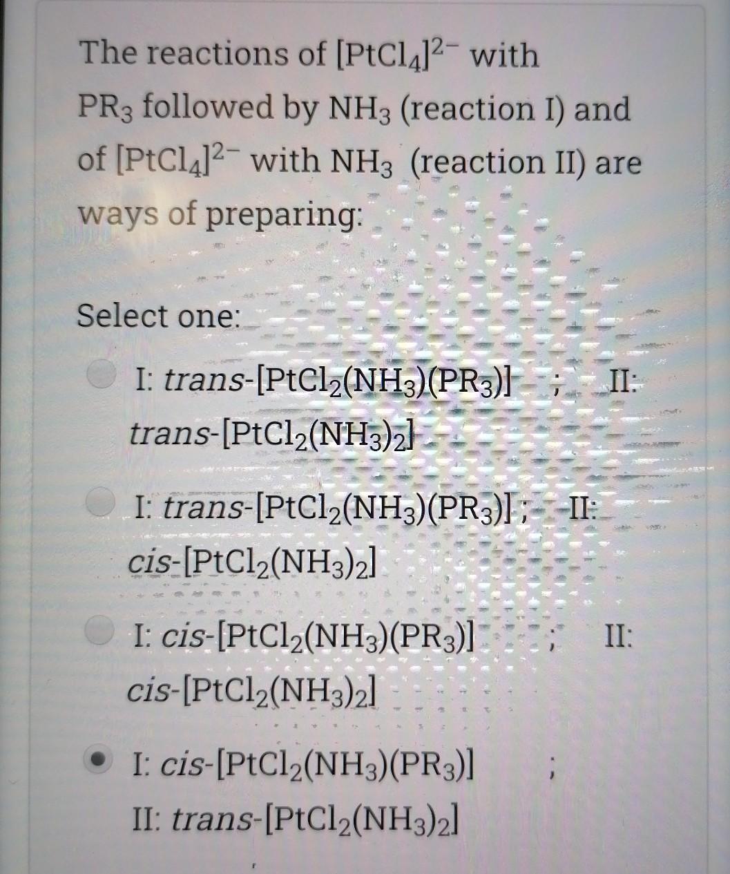 group Interchange mechanism is a 2nd order substitution reaction which takes place