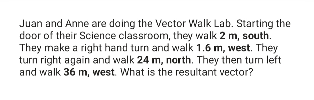 SUBJECT: GENERAL PHYSICS 1LESSON: ADDING VECTORS GRAPHICALLY Juan and Anne are doing