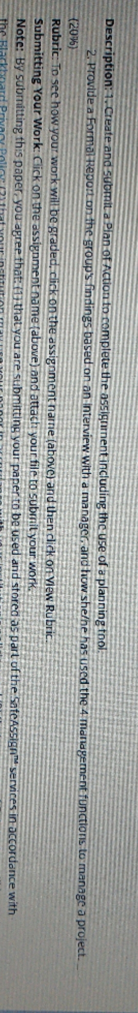 can you help me to solve this? Description: 1. Create and submit