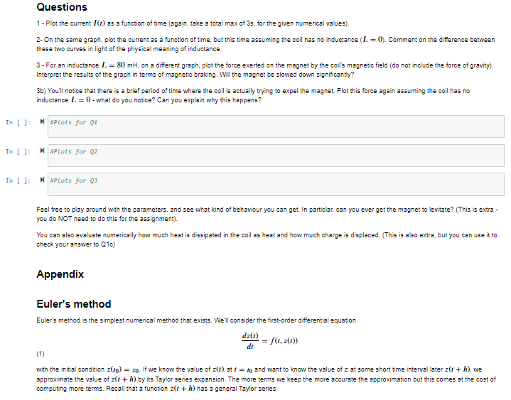 intrinsic resistance of R and an inductance I.. We then take a