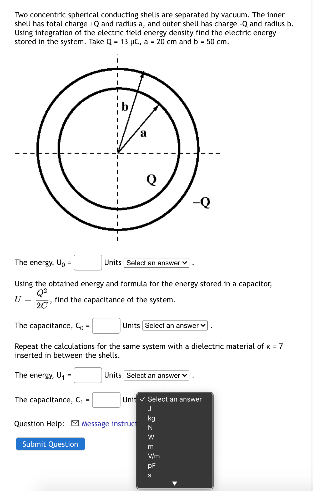 Please note, Keyboard Sensitive system.Include a clear detailed solution with the formulas