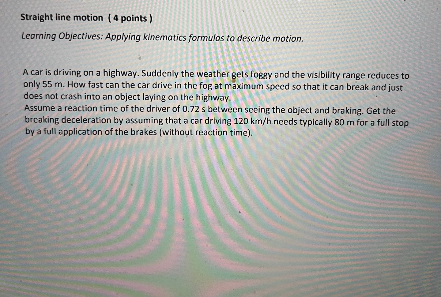 with velocity vb = 1.7 m/s. Calculate the distance x1 the boat