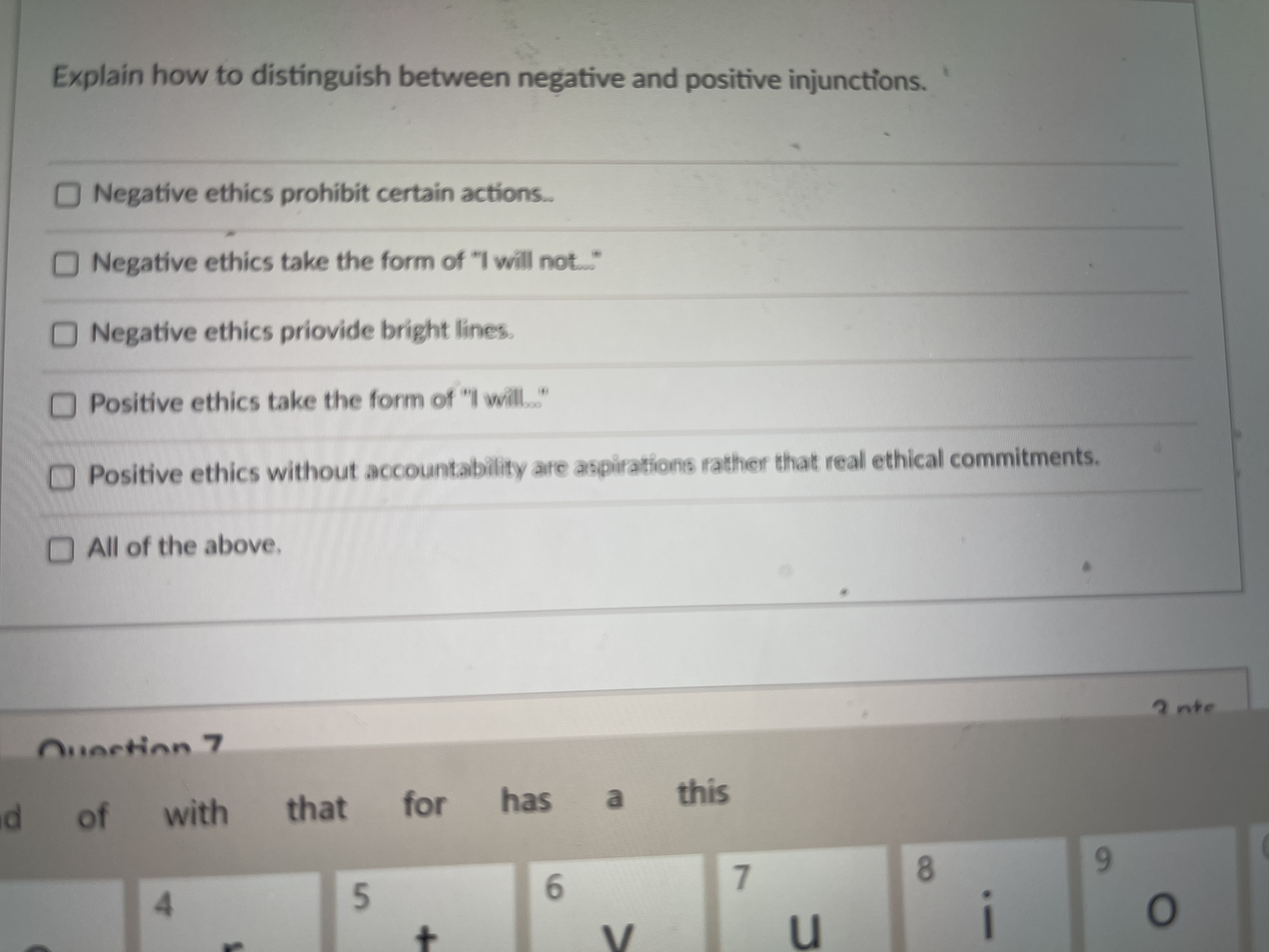 Explain how to distinguish between negative and positive injunctions. ' Negative