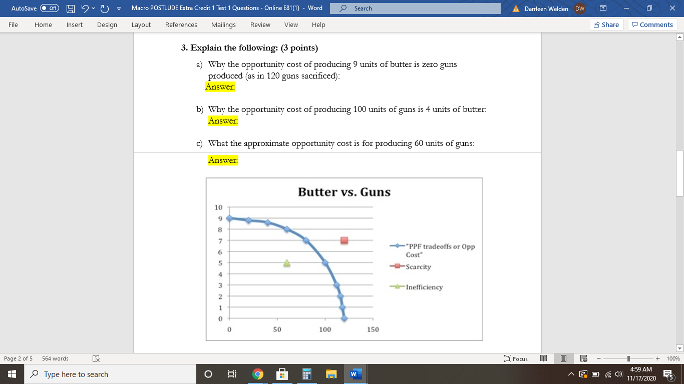  AutoSave O Off) H ) : Macro POSTLUDE Extra Credit 1
