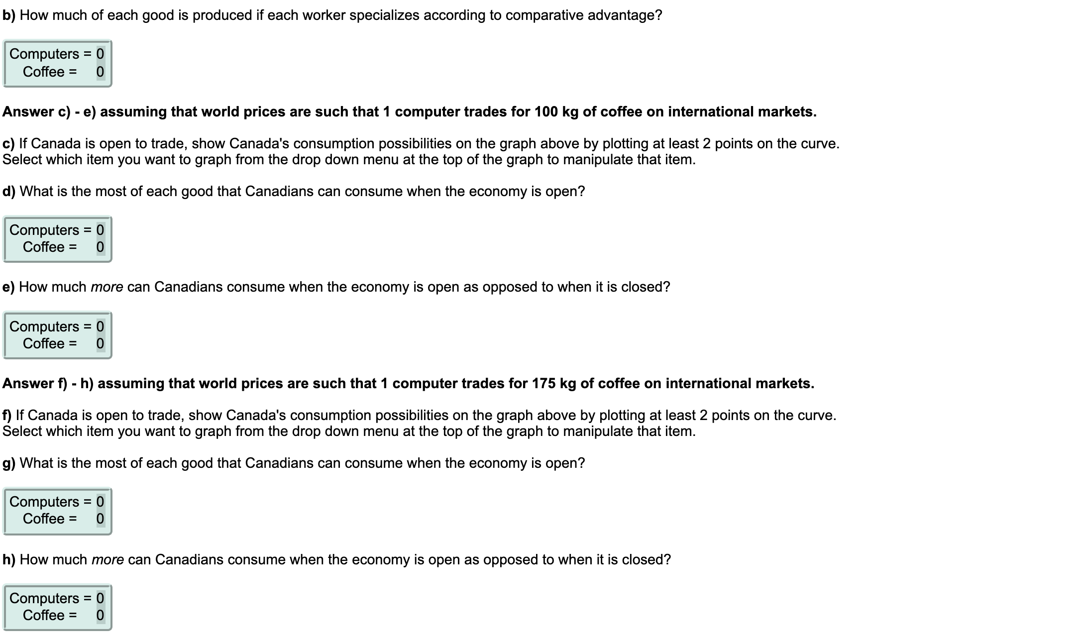 Can you please help me with Question 1, a), b), c) d),