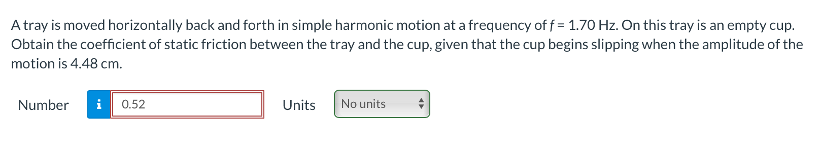 that has an unstrained length of 0.232 m. The spring is held