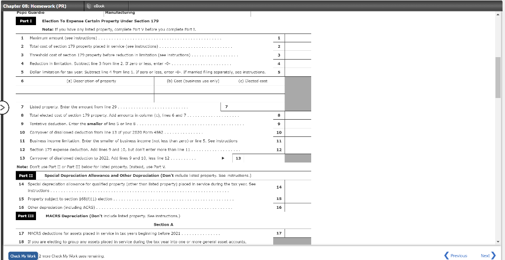 (MACRS), Listed Property, Lm tation on Depreciation of Luxury Automobiles (LD 3.2,