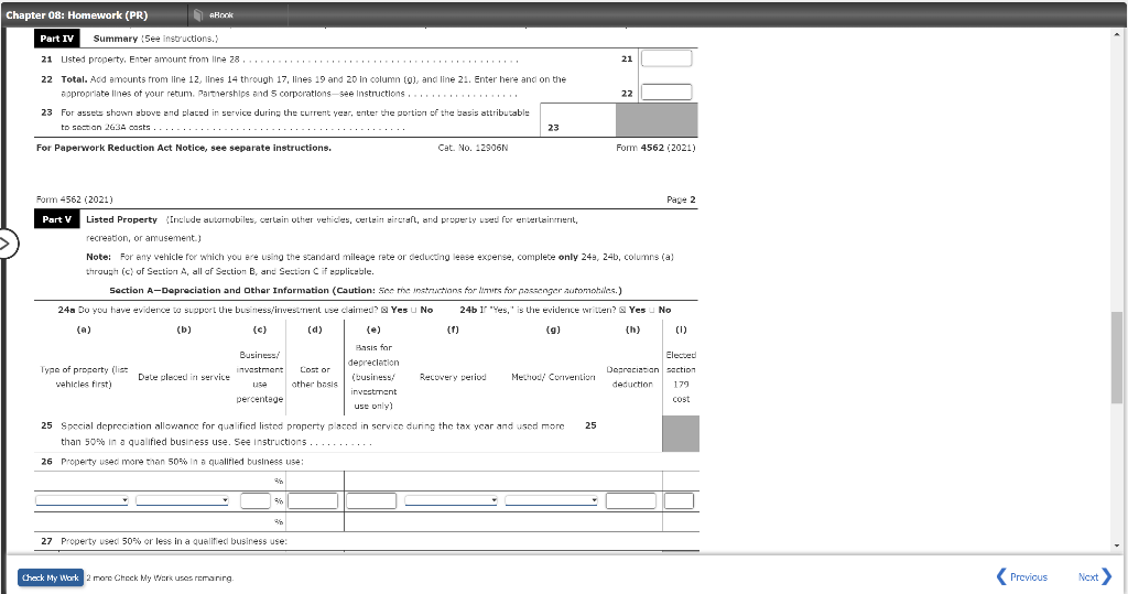 in his calendar year-end manutecturing business: Pepe uses the eccelareted depreciatien method