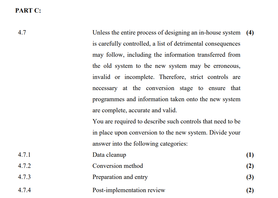  Question 4 (25 marks) PART A In terms of ISA 315,