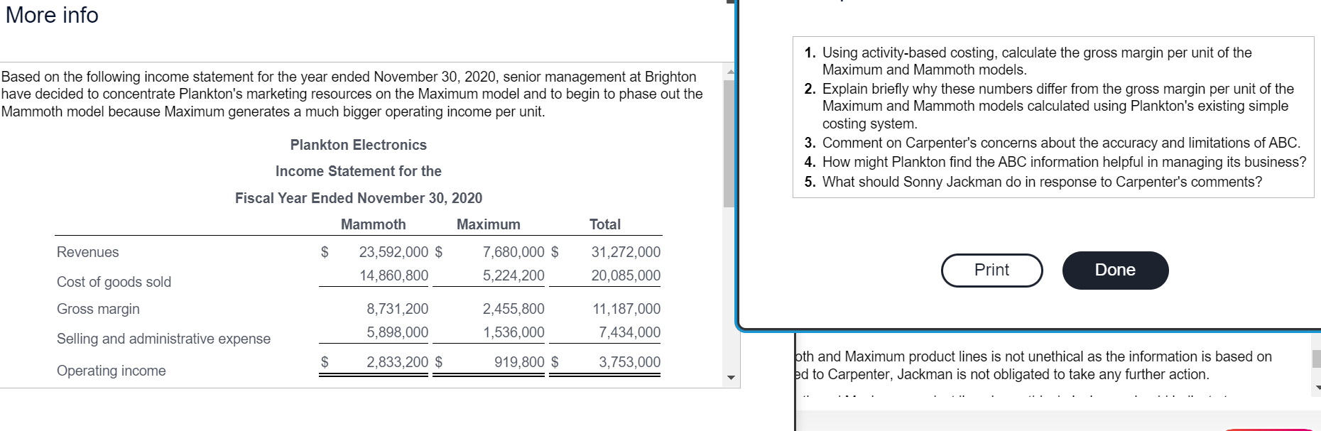 Option 6: less intensive more intensive similar Option 7: much higher much