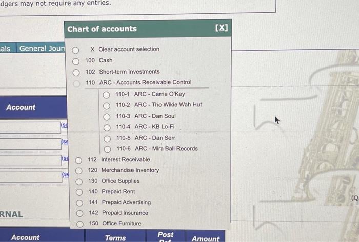 terms net 30. 5 Made cash sales of $7,247 during the first