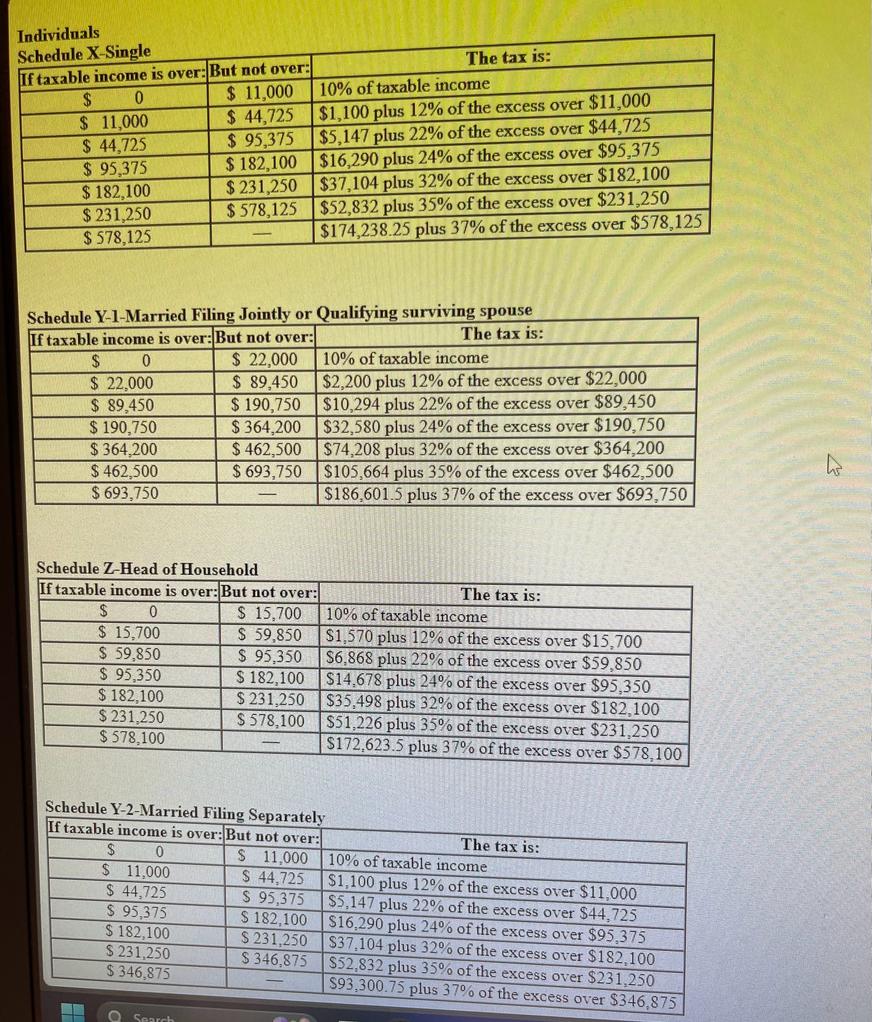  Marc, a single taxpayer, earns $60,000 in taxable income and $5,000