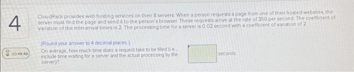  CloudRack provides web hosting services on theit 8 servers. When a