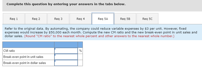 Analysis; Cost Structure [LO5-1, LO5-3, LO5-4, LO5-5, LO5-6] Due to erratic sales