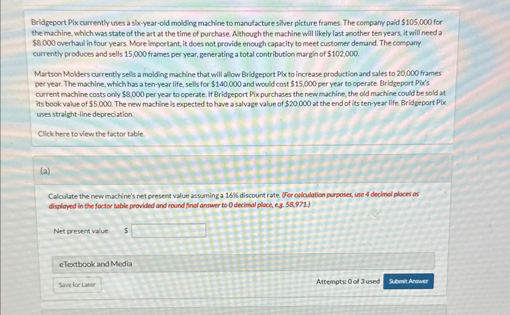  Bridgeport Pix currently uses a six-year-old molding machine to manufacture silver
