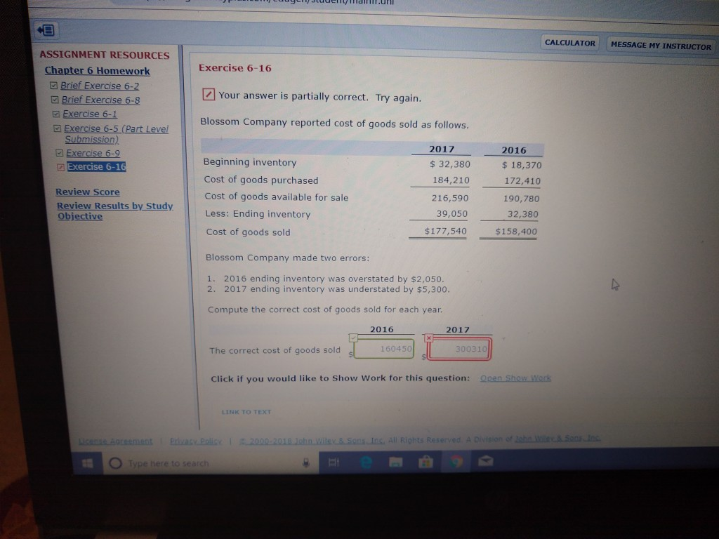  Need answer and explanation for this question? CALCULATOR MESSAGE MY INSTRUCTOR