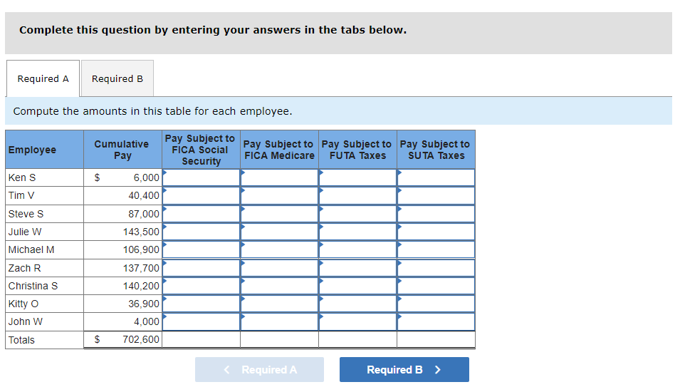 Exercise 9-11 (Static) Computing payroll taxes LO P2, P3 Mest Company has