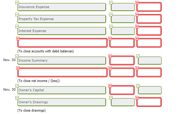 shopping centers. At the end of the company's fiscal year on November