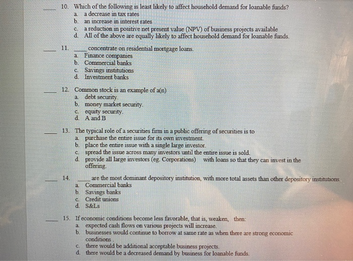 intersects with the total (or aggregate) supply of loanable funds(Money) b. equates