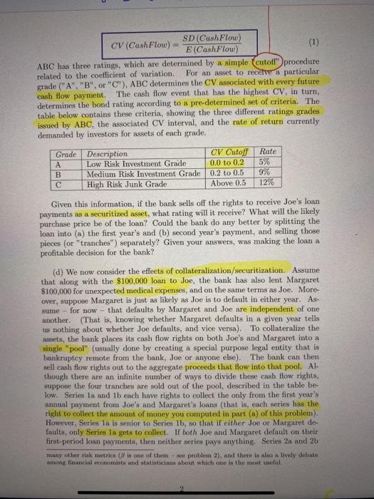 very simple setting the risk properties of a credit derivative instrument backed