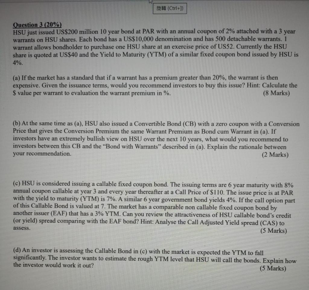 Reference(you can use or not use) Warrant Premium = [(Share Ratio