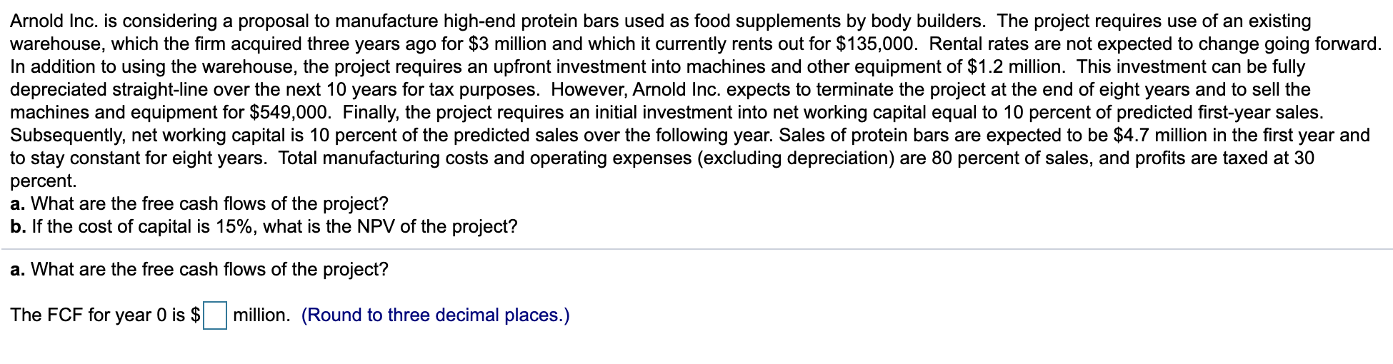  please answer a and b for part a show me the