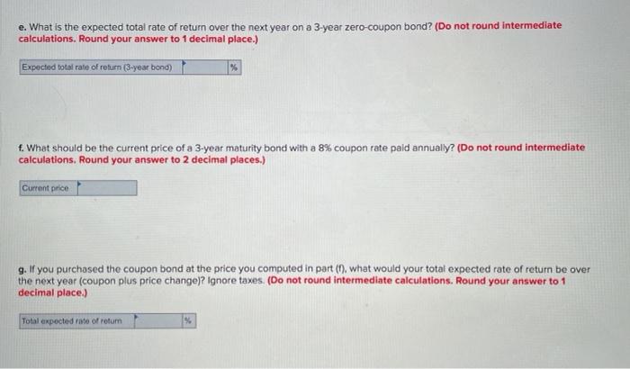 for default-free zero-coupon bonds is as follows: Maturity (Year) 1 2 3