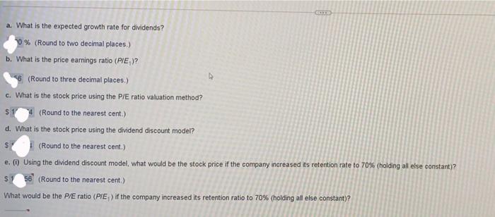 on equity (RO 15 percent that is can earn 15 percent an