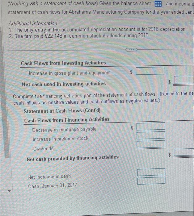 Company for the year ended January 31, 2018. Additional information 1. The