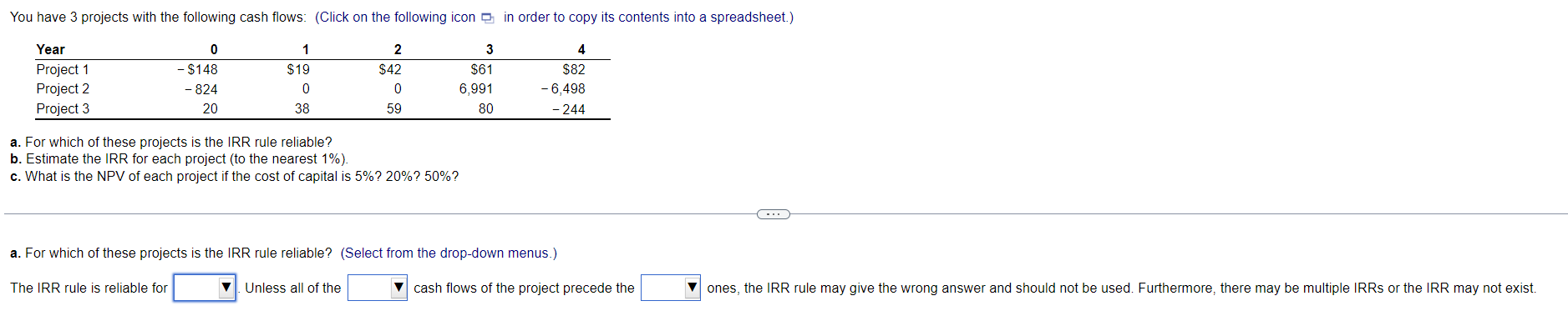 Solve the problem. Do not solve only point a but also try