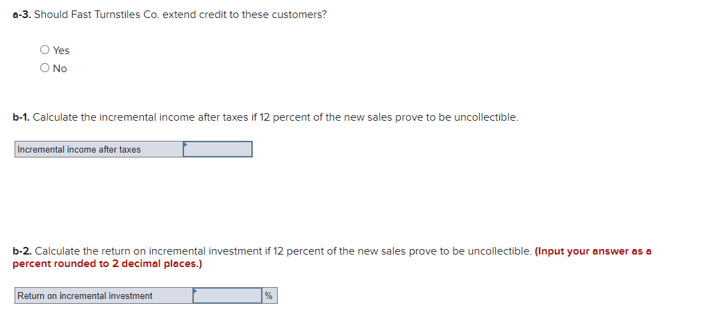 Co. is evaluating the extension of credit to a new group of