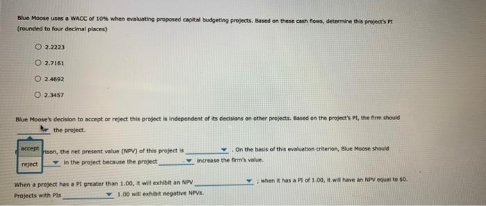 generated by $1 Invested in investment The profitability Index (PL) is a