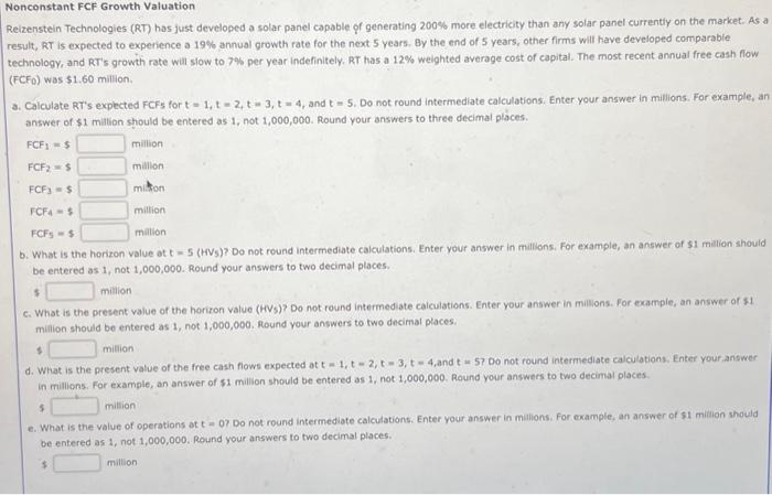  this is all the info Reizenstein Technologies (RT) has just developed