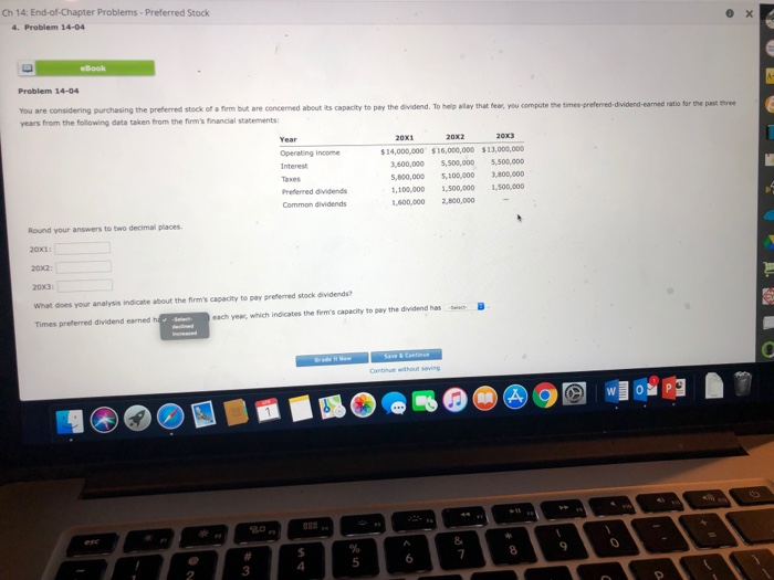 You are considering purchasing the preferred stock of a firm but are