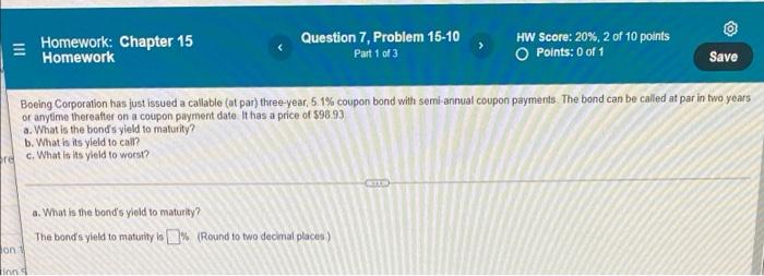  TIL Homework: Chapter 15 Homework Question 7, Problem 15-10 Part 1