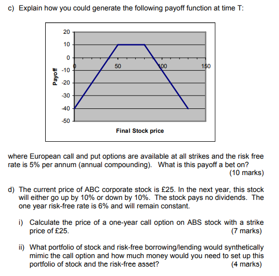 homework that I intend to submit. a) Explain why investing 100 in