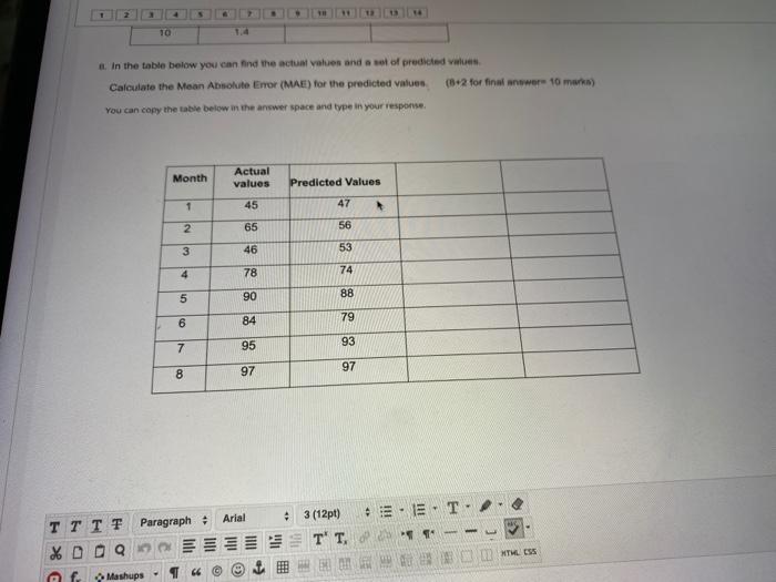 two parts A and : A Without computing the adjusted MA, construct