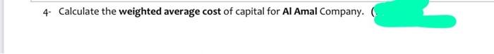 for Al Amal Company: Bonds $ 10000000 Preferred stock $2500000 Common stock