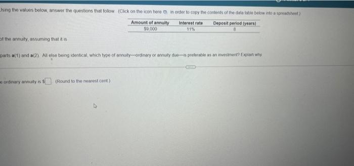 questions that follow. (Click on the icon here in order to copy