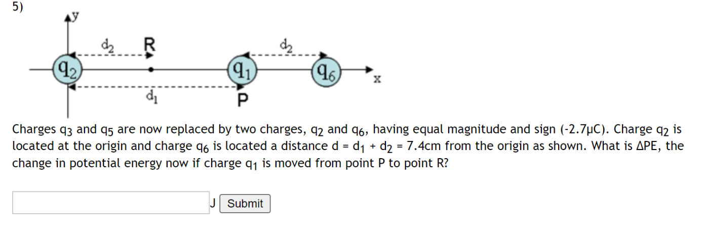 -1.1 HC is is initially located at point P, a distance d1