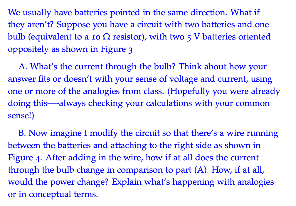  We usually have batteries pointed in the same direction. What if