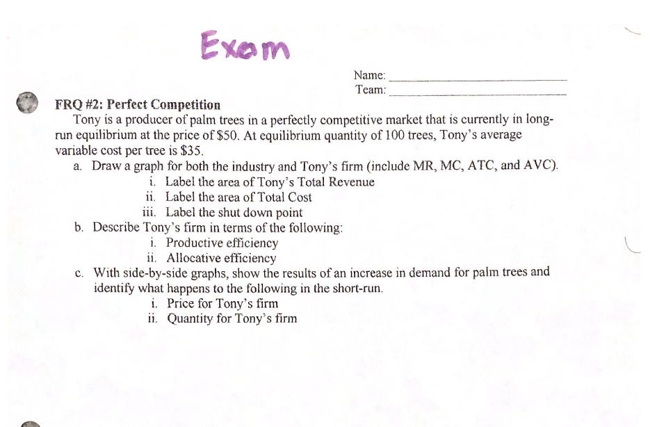 I am stuck on drawing a graph on part A. I need