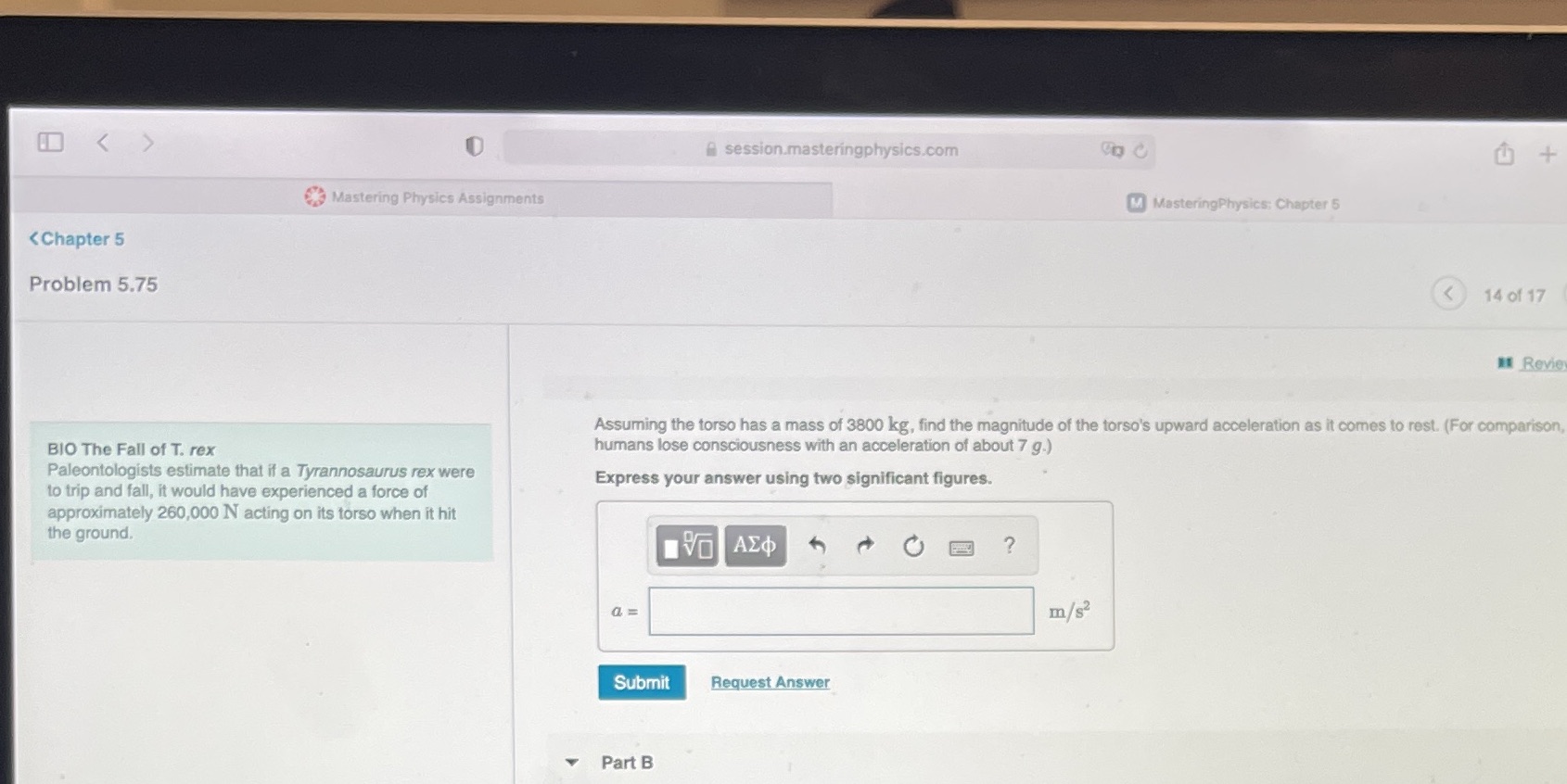 14 session.masteringphysics.com + Mastering Physics Assignments M MasteringPhysics: Chapter 5 