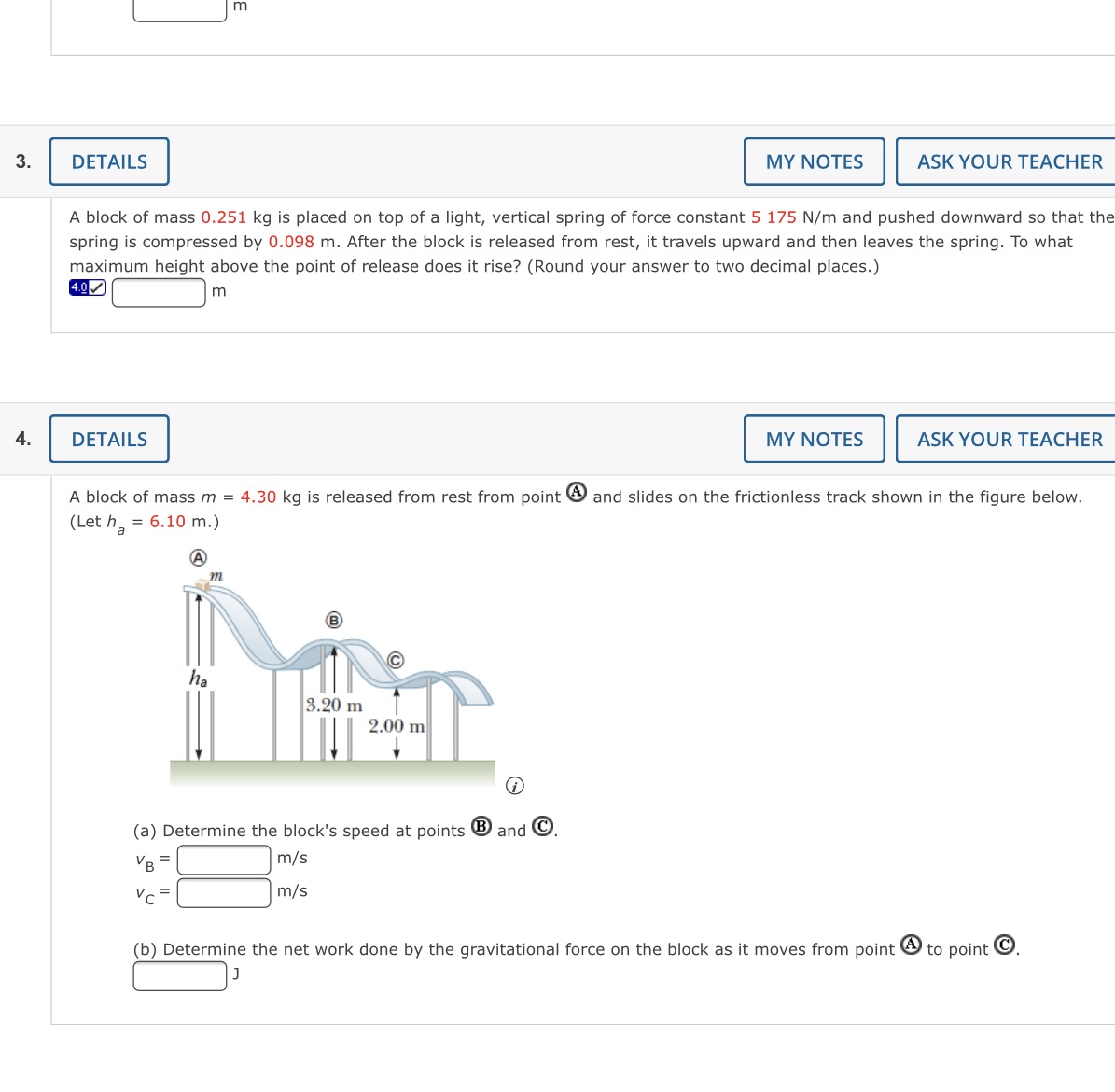3. DETAILS MY NOTES | ASK YOUR TEACHER A block of