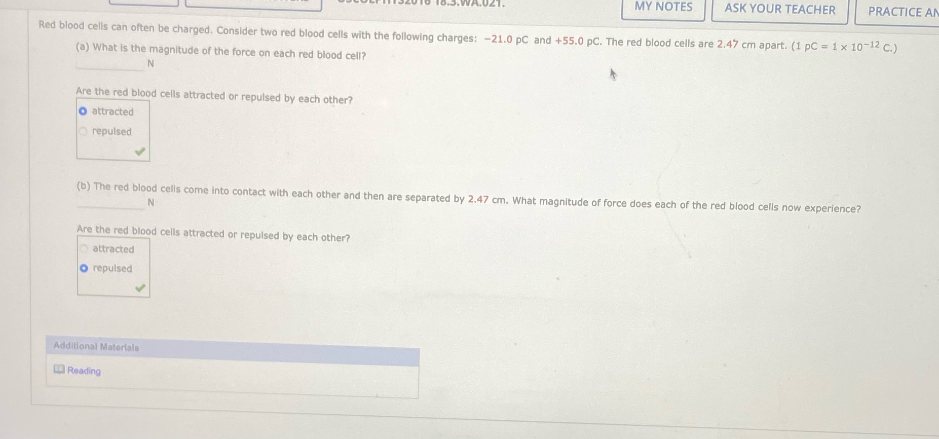 Help with (A) and (B) MY NOTES ASK YOUR TEACHER PRACTICE AN