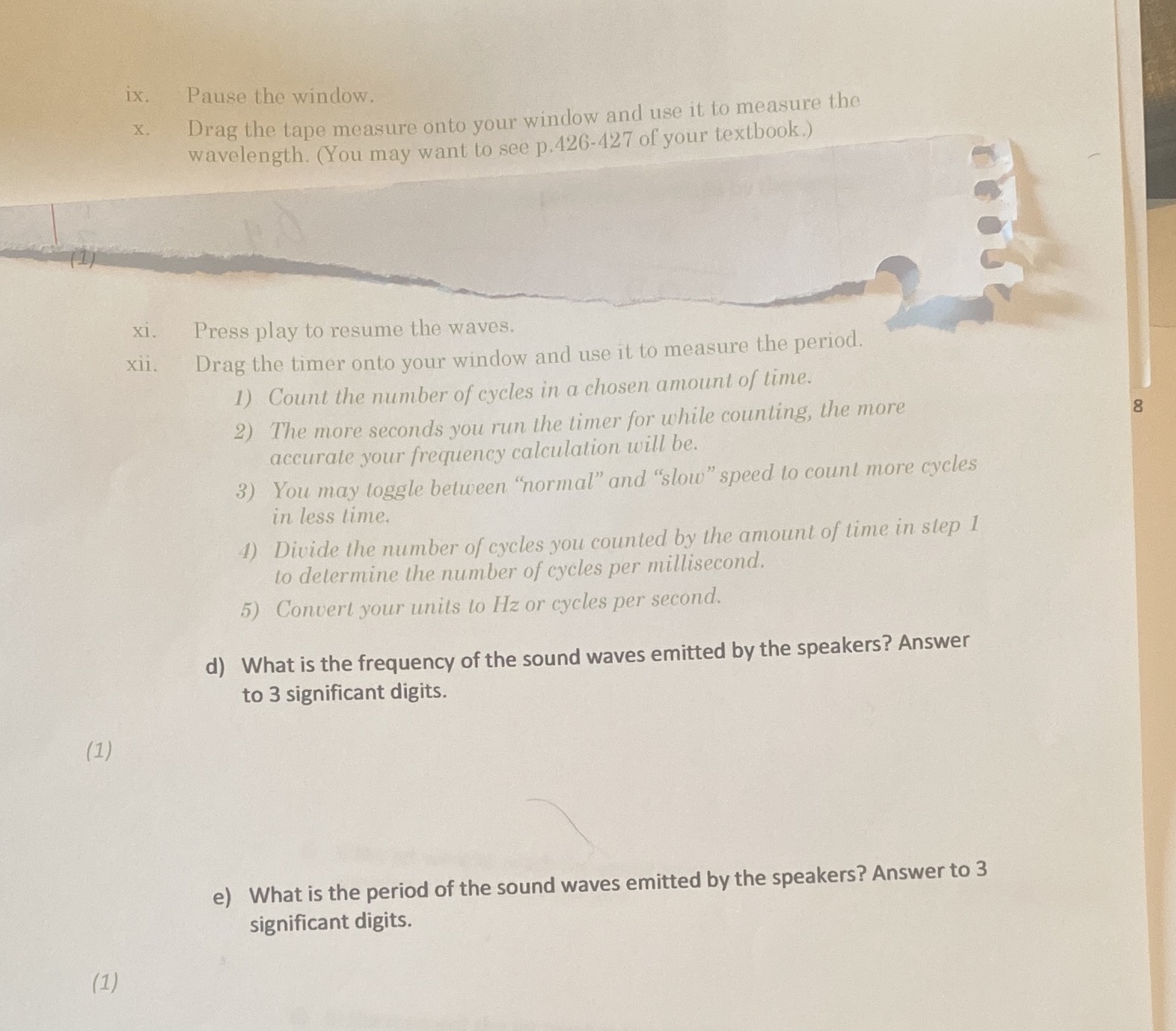 i. Open the PheT Wave Interference" lab by typing the following link