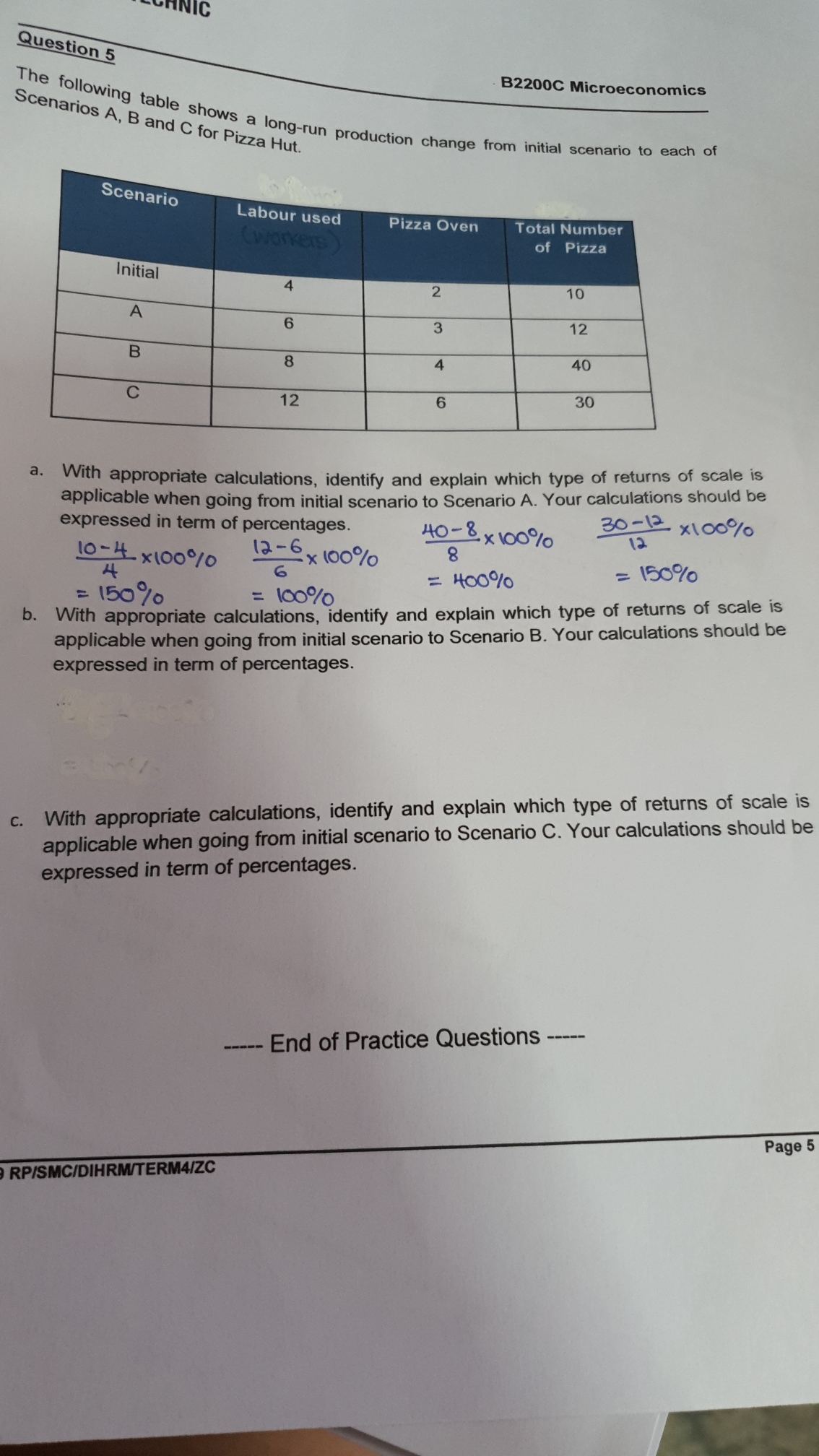 Hi, how do I work on question A, B and C? IC
