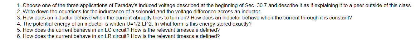 as one of Faraday's induced voltage applications( Text is attached). Metal Detectors