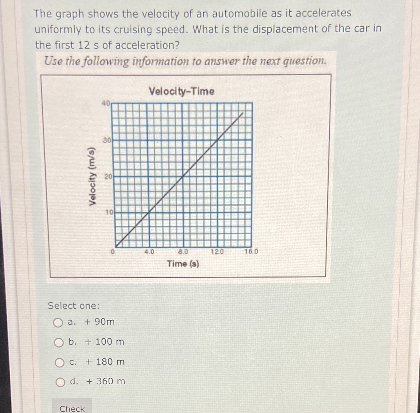 1) A vehicle approaches a school zone it decelerates from 50km/hr to