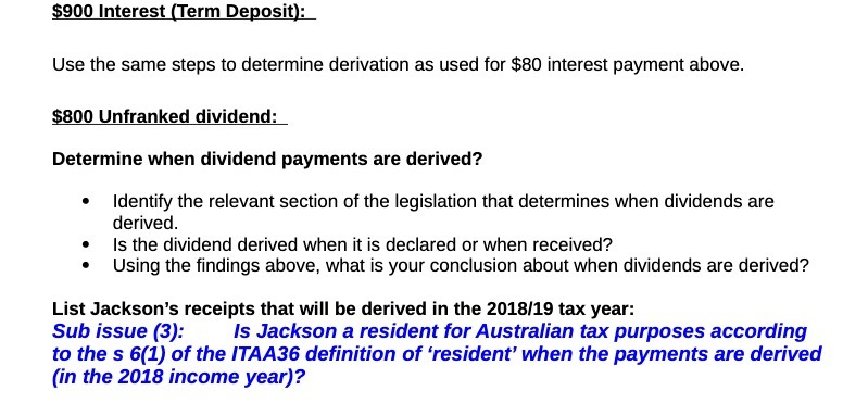  mo Interest [Ierm Began]: Use the same steps to determine derivation